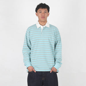 Pin Striped Rugby - Blue