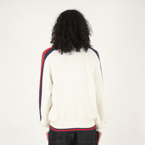 Easy Funnel Knit - Soft White