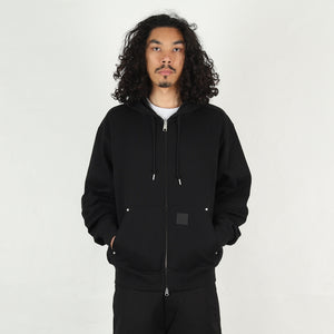Hooded Eldon Sweat Jacket - Black