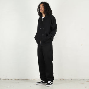 Hooded Eldon Sweat Jacket - Black
