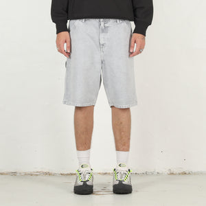 Single Knee Short - Black chalk wash