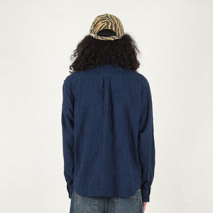 Seer Patch Oxford Shirt - Navy