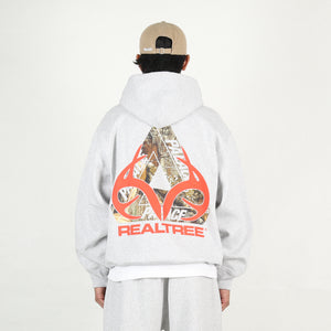 Realtree® Tri-Ferg Hood - Grey Marl