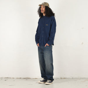 Seer Patch Oxford Shirt - Navy