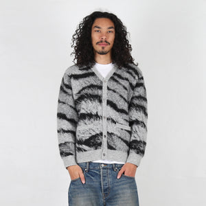 Hairy Tiger Knit Grey