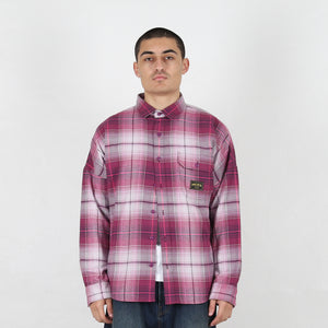 Lumberyak Overshirt Burgundy Plaid