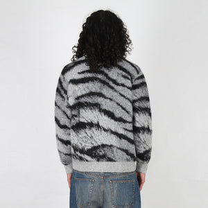 Hairy Tiger Knit Grey