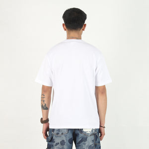 Graffiti Bape Logo Relaxed T-Shirt - White