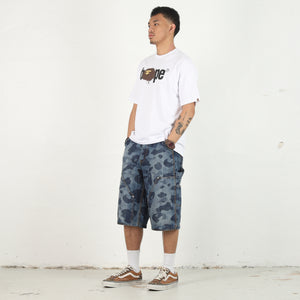 Graffiti Bape Logo Relaxed T-Shirt - White