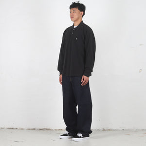 Ls Classic Pique Polo - Black