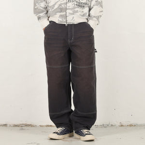 10 Oz Double Knee Pant - Black