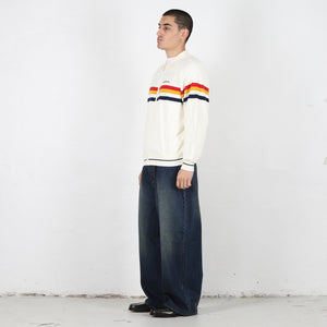 Paltro Stripe Knit Off White