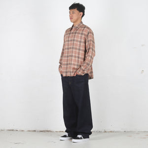 Matthew Plaid Shirt Sd - Brick