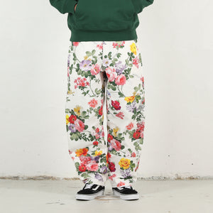 Baggy Panel Jean - Flowers