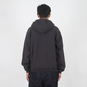 Stussy Sport Zip Hood - Washed Black