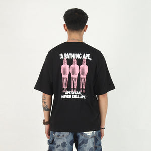 Shark Shijin Bathing Ape Logo T-Shirt - Black