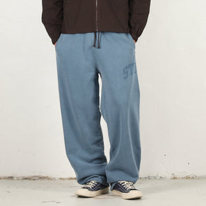 Faded Graphic Fleece Pant - Washed Navy