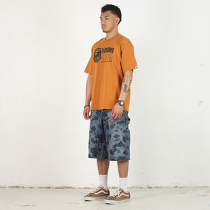 Ape Head Logo Relaxed T-Shirt - Brown