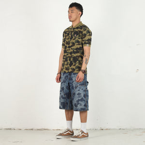 1st Camo One Point Polo Shirt - Green