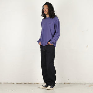 Lazy LS Tee - Vintage Navy