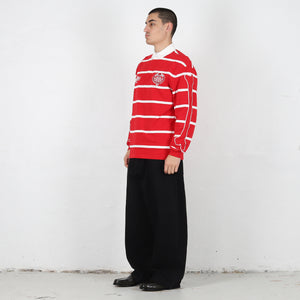 Skull Crest Rugby Racey Red