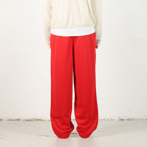 Mesh Track Pant -  Red
