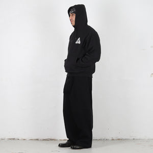 Camo Tri-Ferg Hood Black