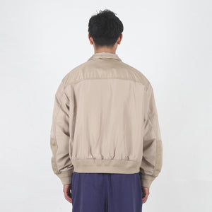 Mock Neck Flight Bomber - Khaki