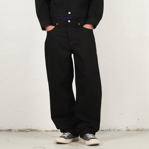 Big Ol Jean Denim - Raw Black Contrast Stitch