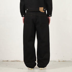 Big Ol Jean Denim - Raw Black Contrast Stitch