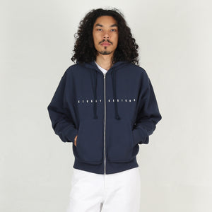 S Box Zip Hood - Navy