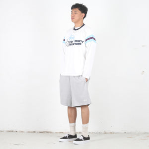 Ls Ringer Tee - White