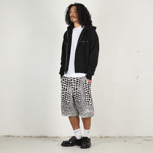 S Box Zip Hood - Black