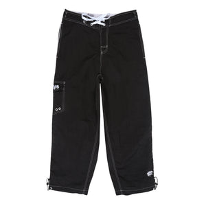 Piping Long Boardies - Black