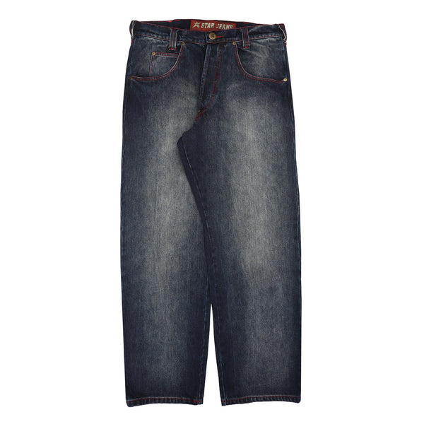 Aged C-Star Jeans - Blue
