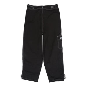 Piping Long Boardies - Black