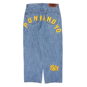 Payton Denim Pants - Washed Blue