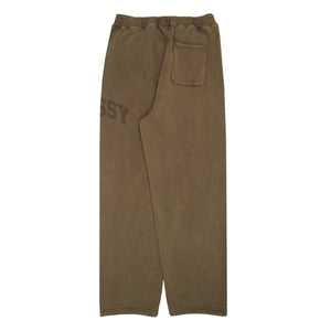 Faded Graphic Fleece Pant - Olive