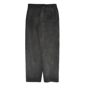Washed Lucky Logo Sweatpant - Black