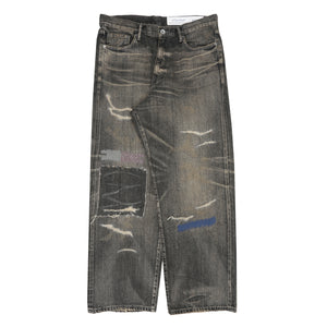 Savage Denim DP Wide Pants - Black