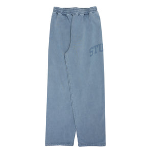 Faded Graphic Fleece Pant - Washed Navy