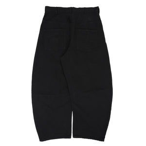 Denim Garment Washed Pants - Black