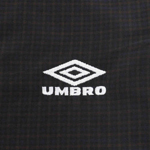 Check Track Pant - Navy/Dark Brown