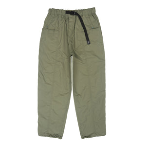 Belted Nylon Tussah C.S.Pant - Olive