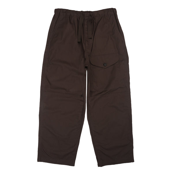 Cotton Weather Cloth Pant - Brown