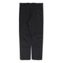 Black Denim Slim Straight Pants - Black