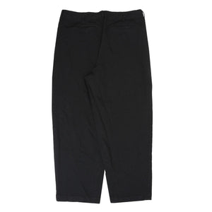 Cotton Chino Cloth Garment Dyed Pants - Black
