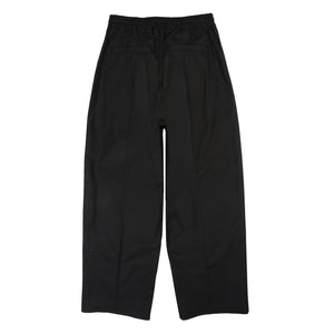 Cotton Twill Brushed Pant - Black