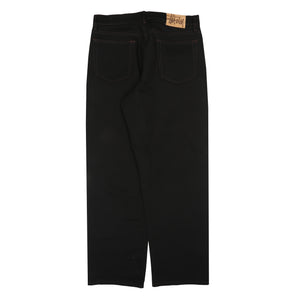 Big Ol Jean Denim - Raw Black Contrast Stitch