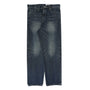 Washed Denim DP Basic Pants - Indigo